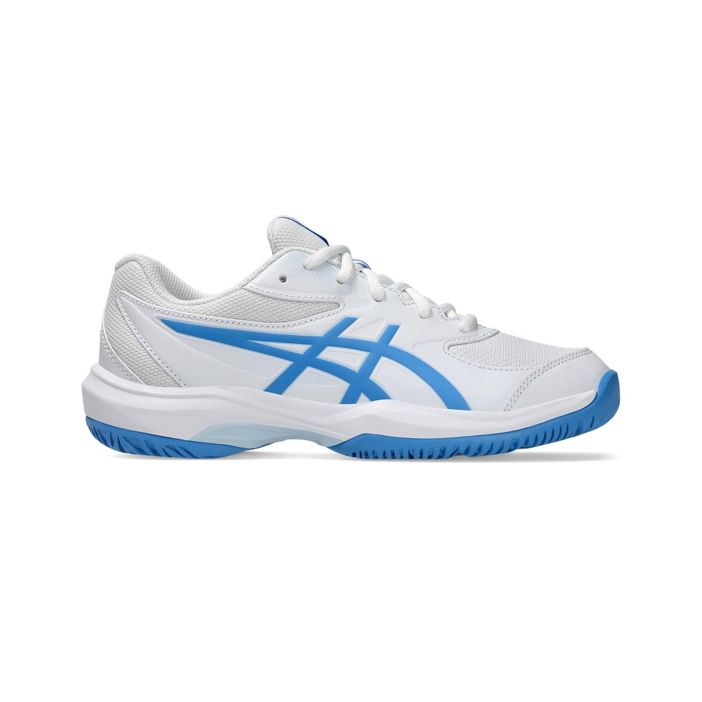 ASICS Gel-Game Allcourtschuh Kinder - weiß, blau