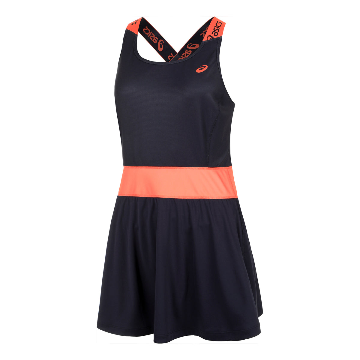ASICS Kleid Damen-Dunkelblau,Koralle