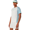 Court T-Shirt Herren - creme, blaugrau