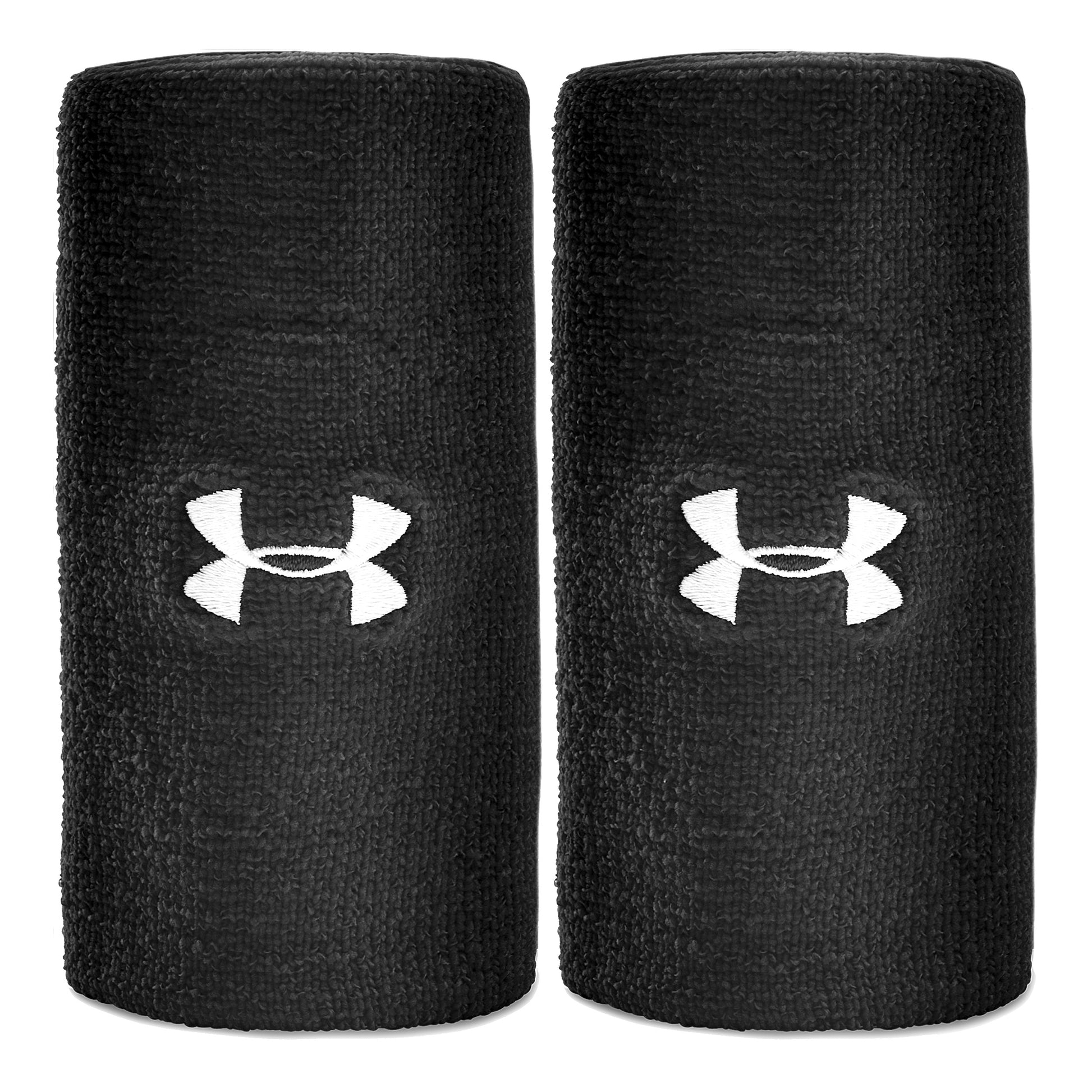 Under Armour Performance Schweißband 2er Pack lang - schwarz, weiß