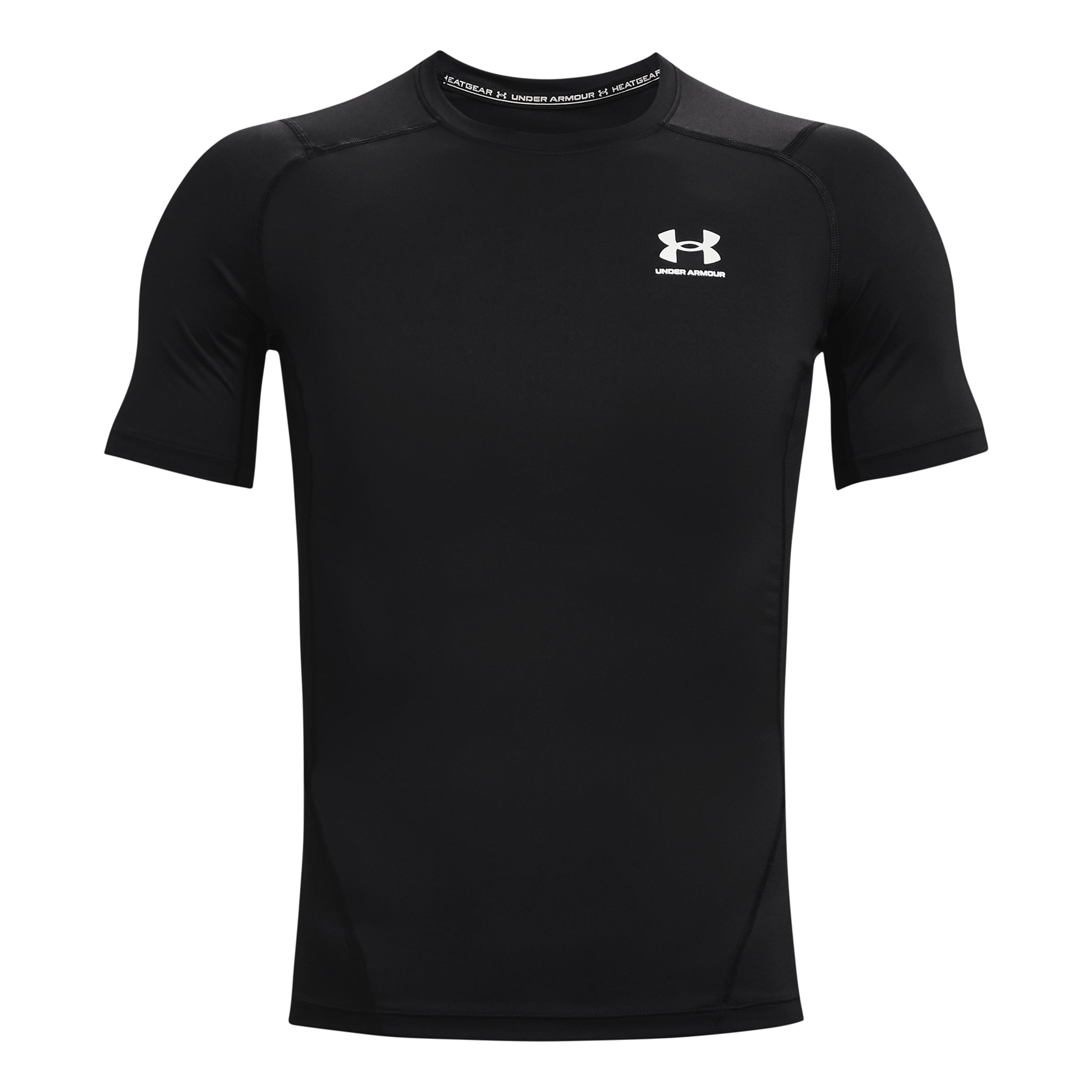 Under Armour Heatgear Armour Comp T-Shirt Herren-Schwarz,Weiß