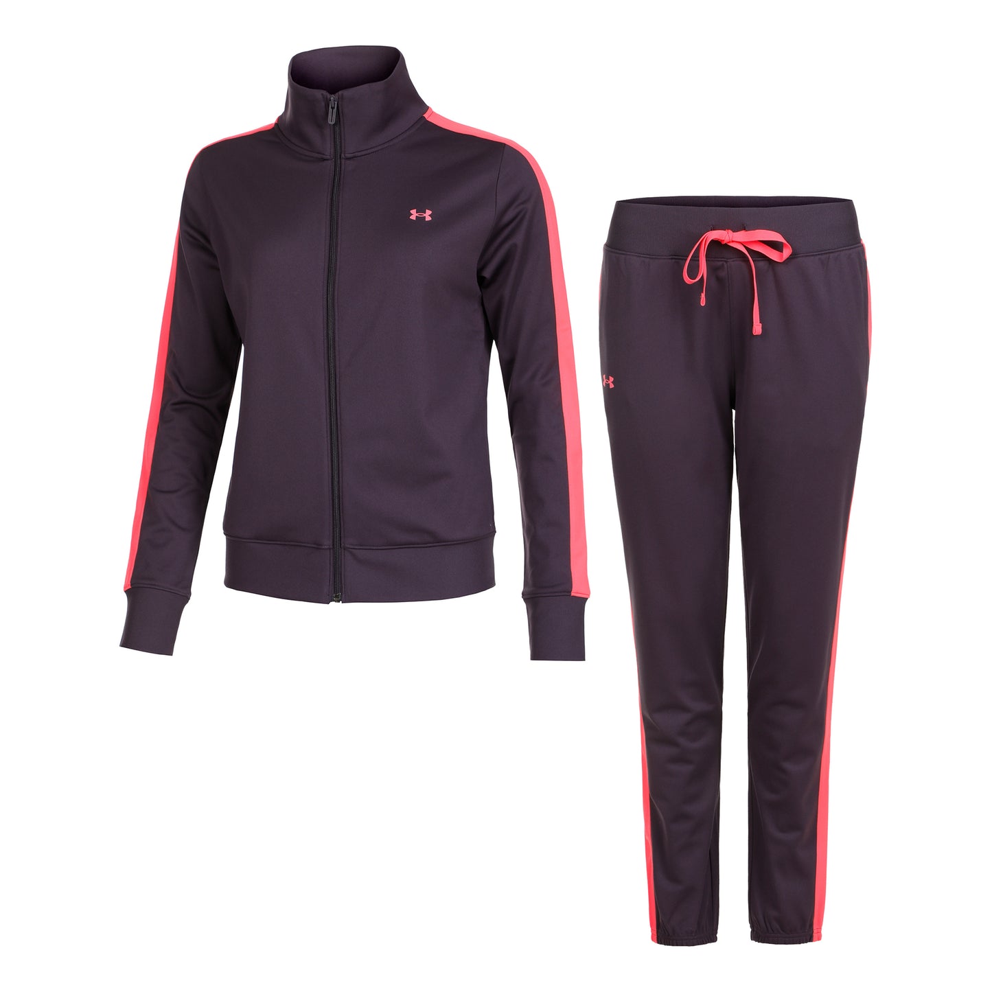 Under Armour Tricot Trainingsanzug Damen - lila, rot