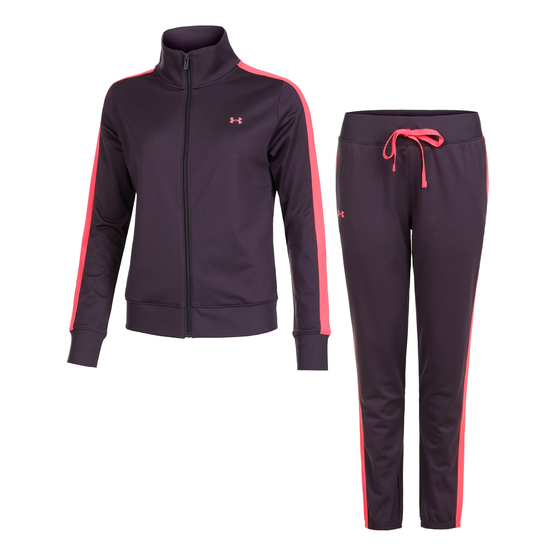 Under Armour Tricot Trainingsanzug Damen - lila, rot