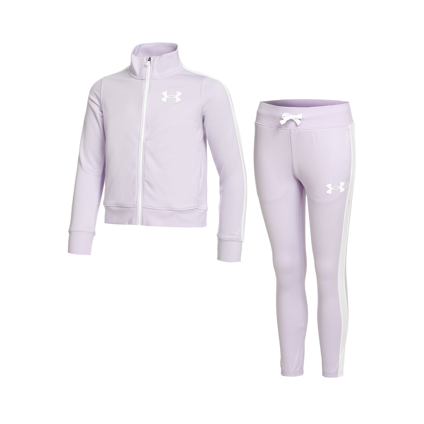 Under Armour EM Knit Trainingsanzug Mädchen - flieder, weiß