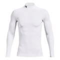 Coldgear Comp Mock Longsleeve Herren-Weiß