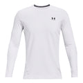 Coldgear Fitted Crew Longsleeve Herren - weiß,