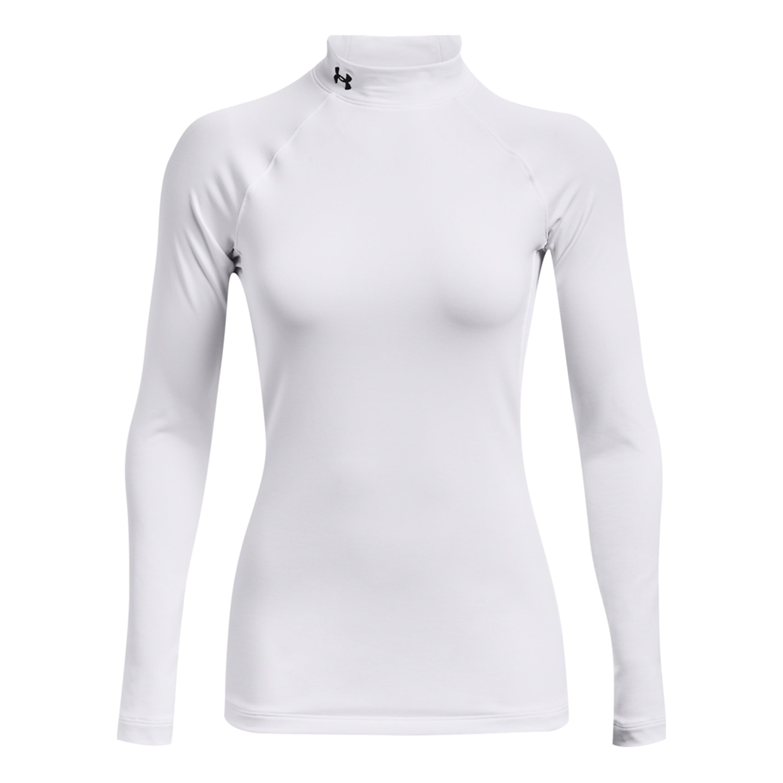 Under Armour Coldgear Authentics Mockneck Longsleeve Damen-Weiß