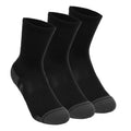 Performance Tech Crew Sportsocken 3er Pack-Schwarz