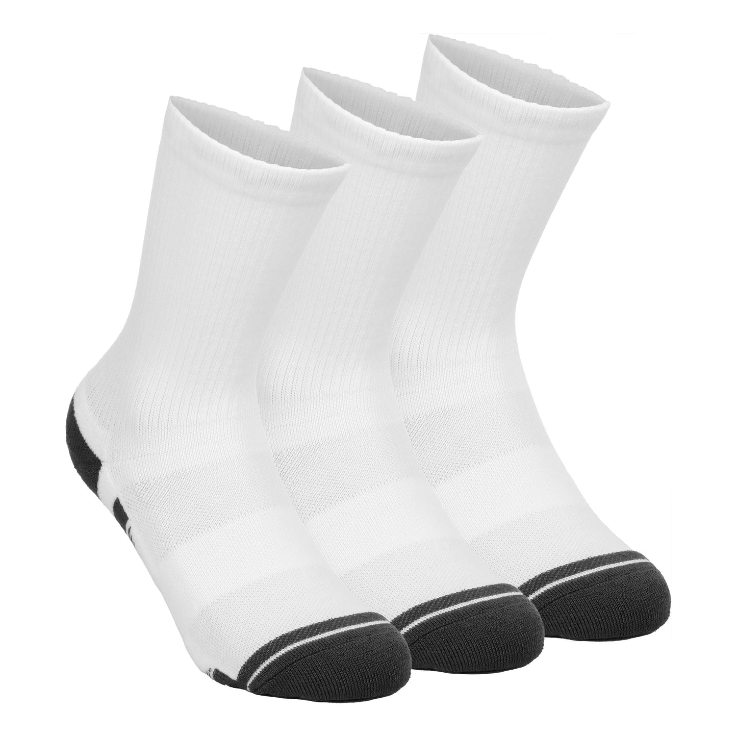 Under Armour Performance Tech Crew Sportsocken 3er Pack-Weiß