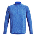 Tech 2.0 Half-Zip Longsleeve Herren - blau, weiß