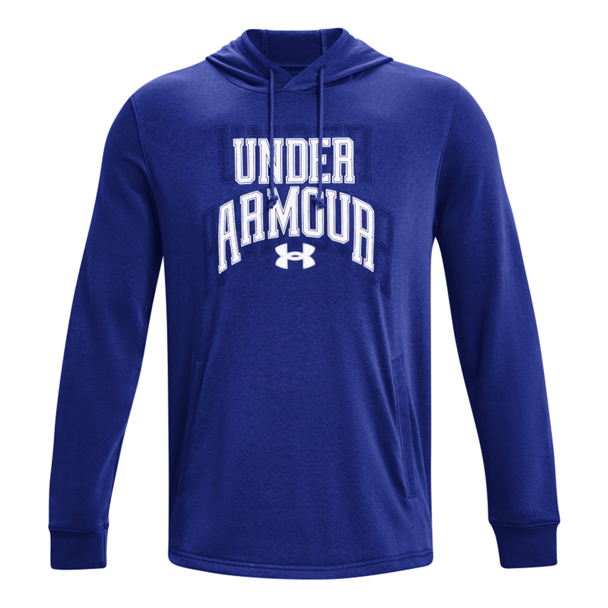 Under Armour Rival Terry Graphic Hoody Herren-Blau,Weiß