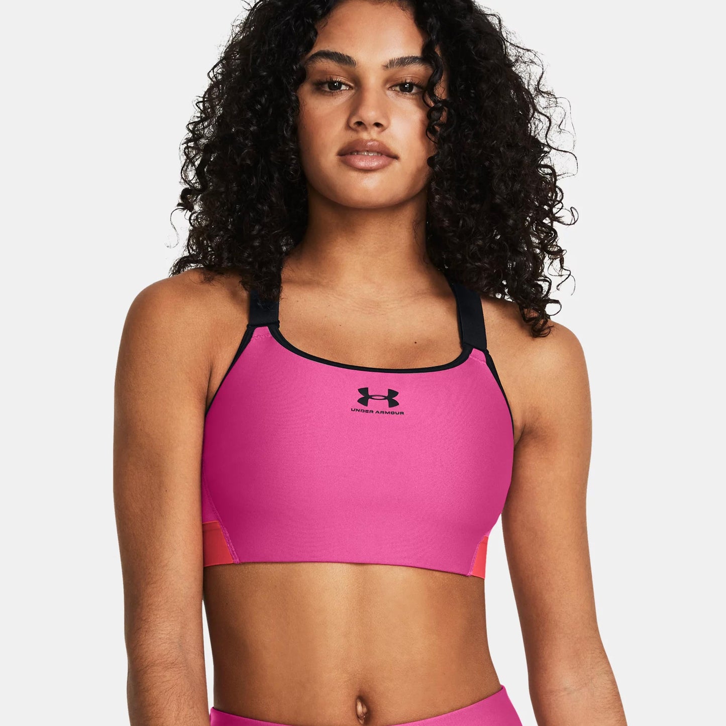 Under Armour Heatgear Armour High Sport-BH Damen-Pink