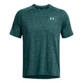 Tech Textured T-Shirt Herren - petrol,