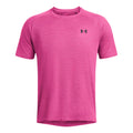 Tech Textured T-Shirt Herren - pink, schwarz