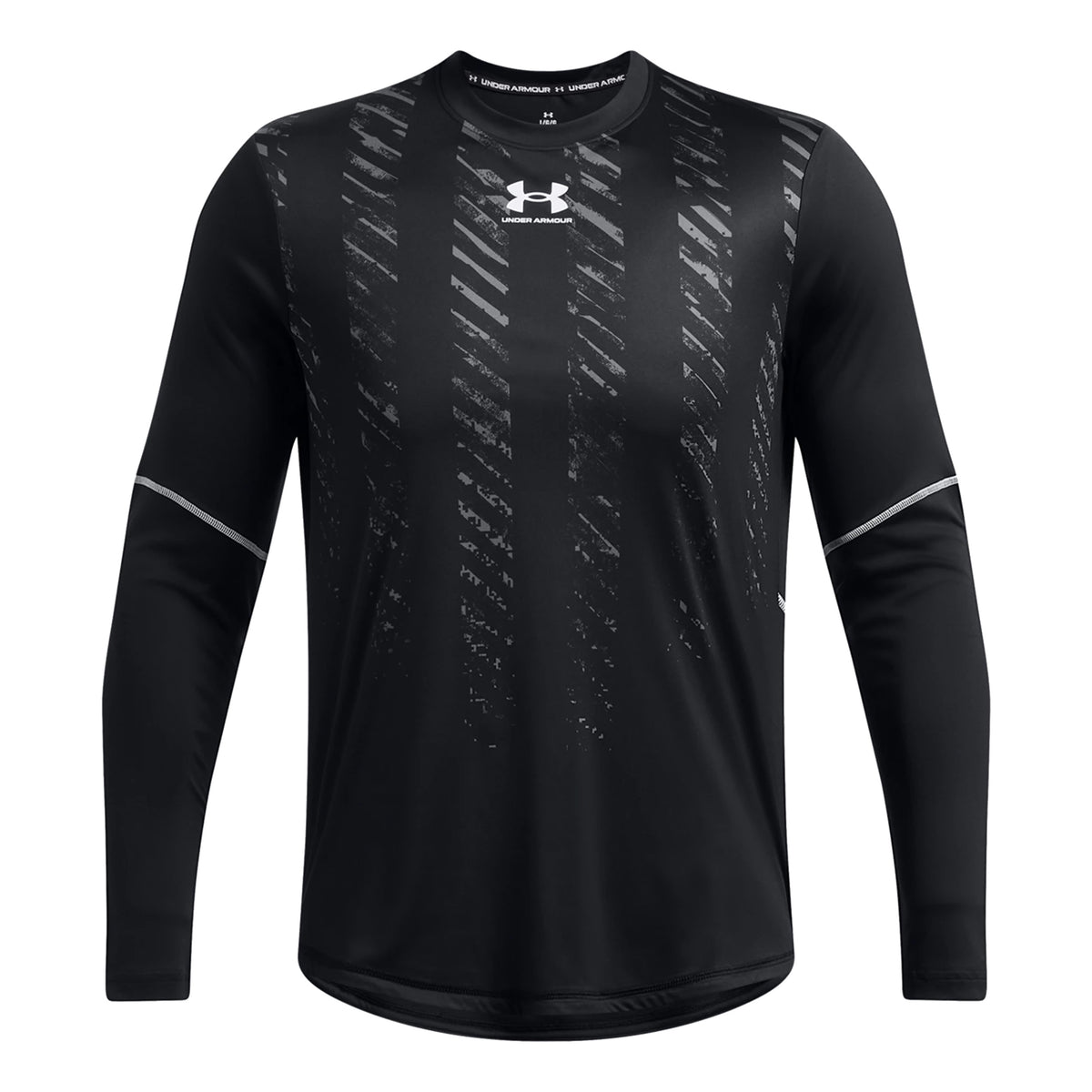 Under Armour Pro Jersey Longsleeve Herren-Schwarz