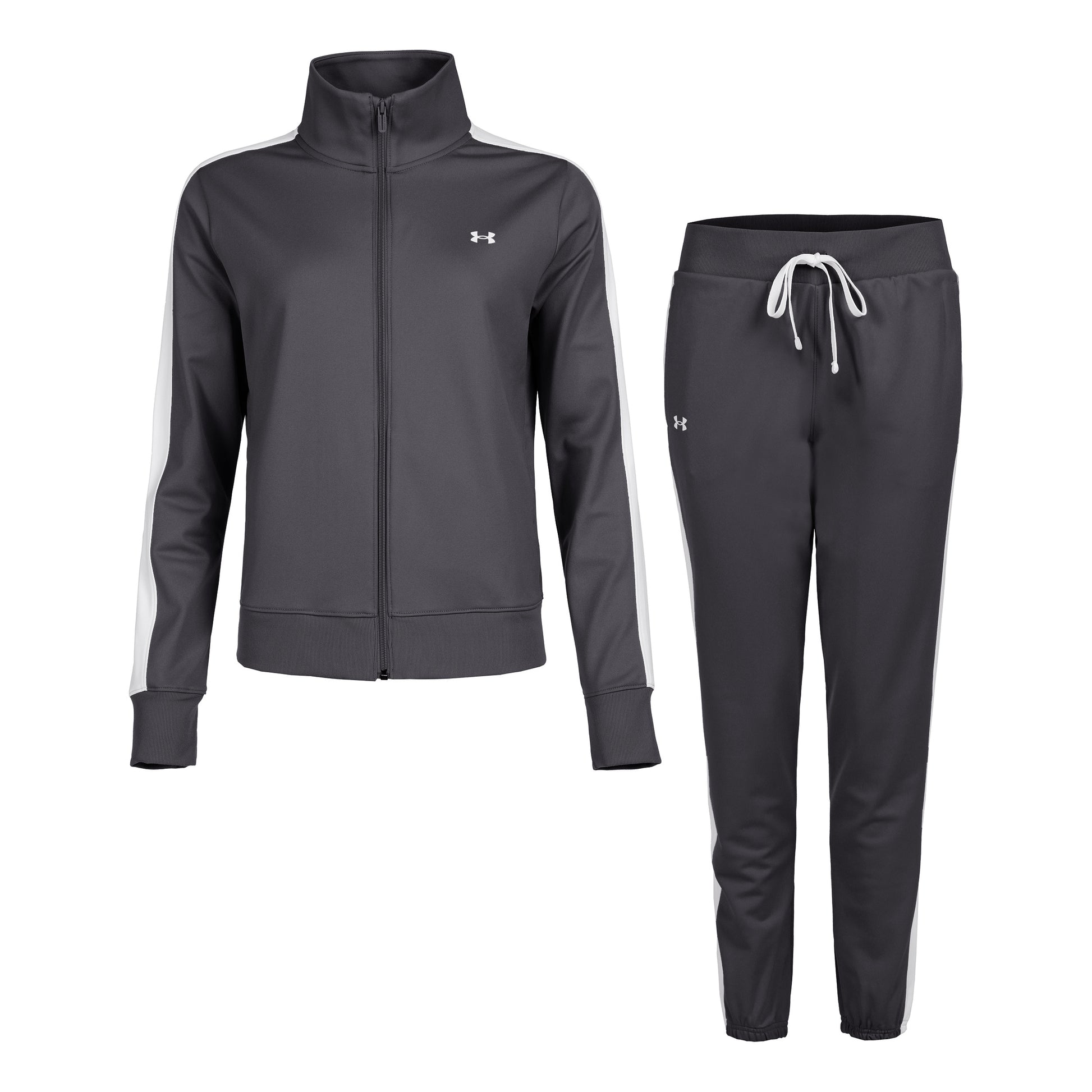 Under Armour Tricot Trainingsanzug Damen - dunkelgrau,