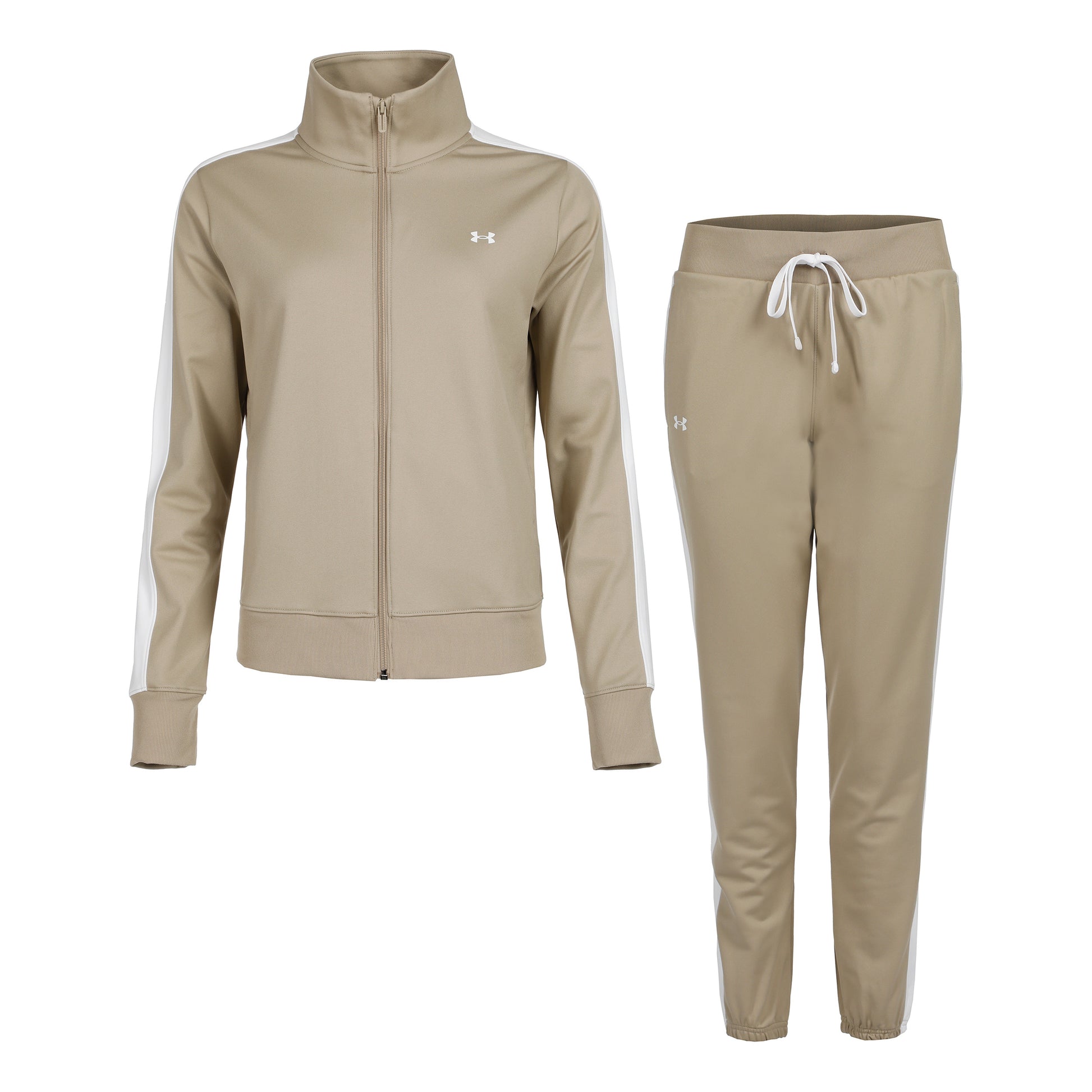 Under Armour Tricot Trainingsanzug Damen - braun,