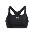 Heatgear High Sport-BH Damen-Schwarz,Weiß