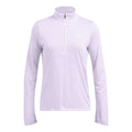 Tech 1/2 Zip-Twist Longsleeve Damen - flieder,