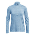 Tech 1/2 Zip-Twist Longsleeve Damen - blau,