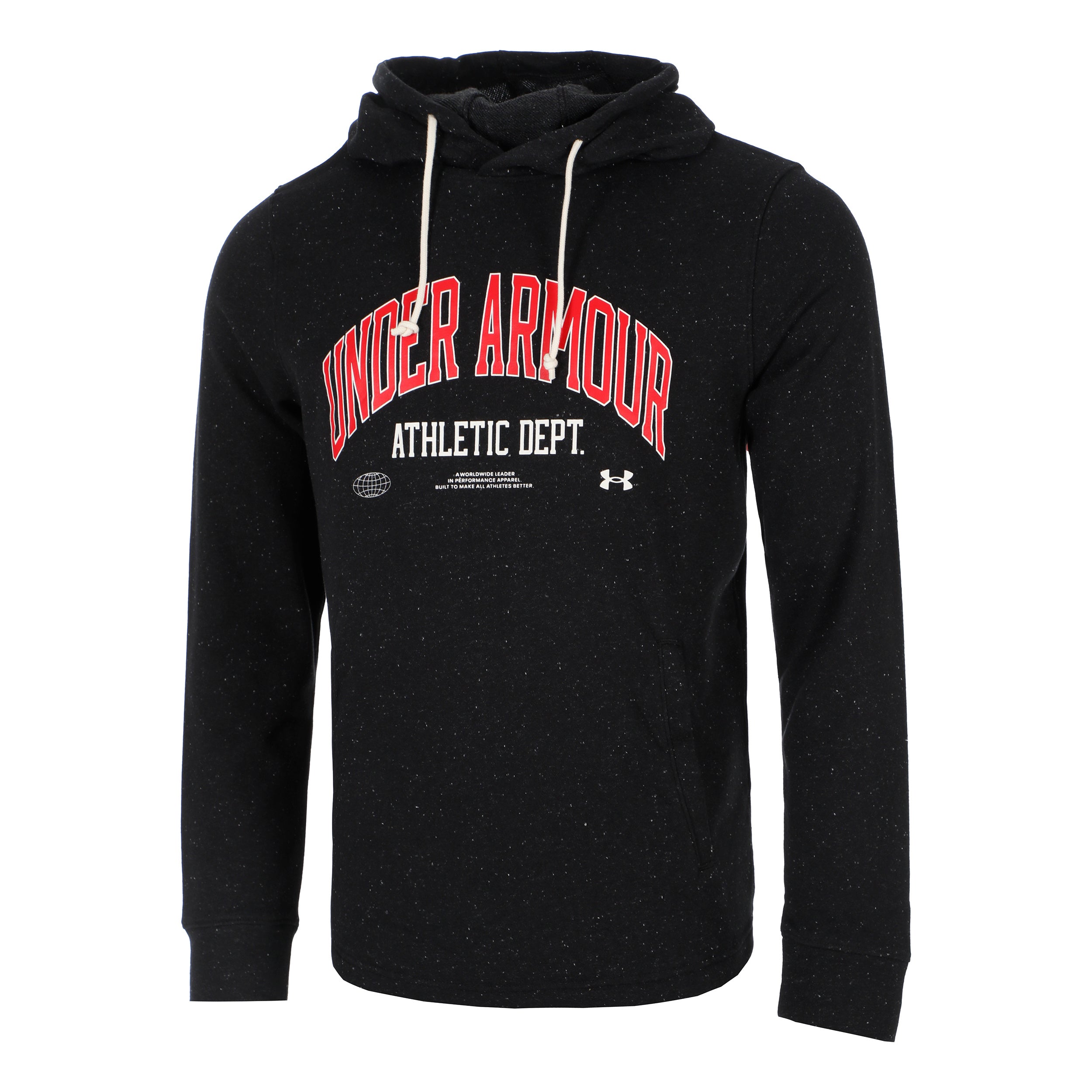 Under Armour Rival Try Athletic Hoody Herren-Schwarz,Rot
