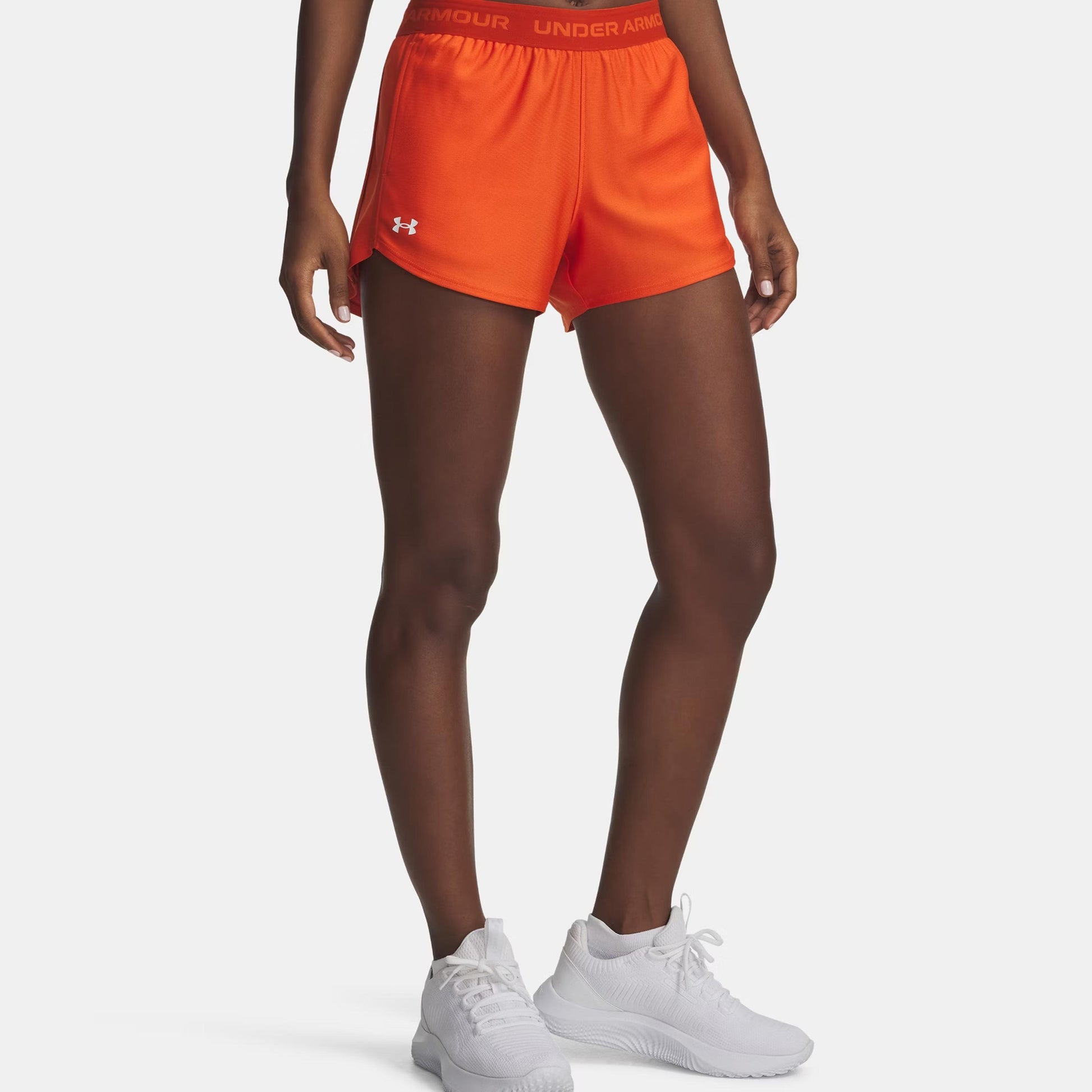 Under Armour Tech Play Up Ballshorts Damen-orange