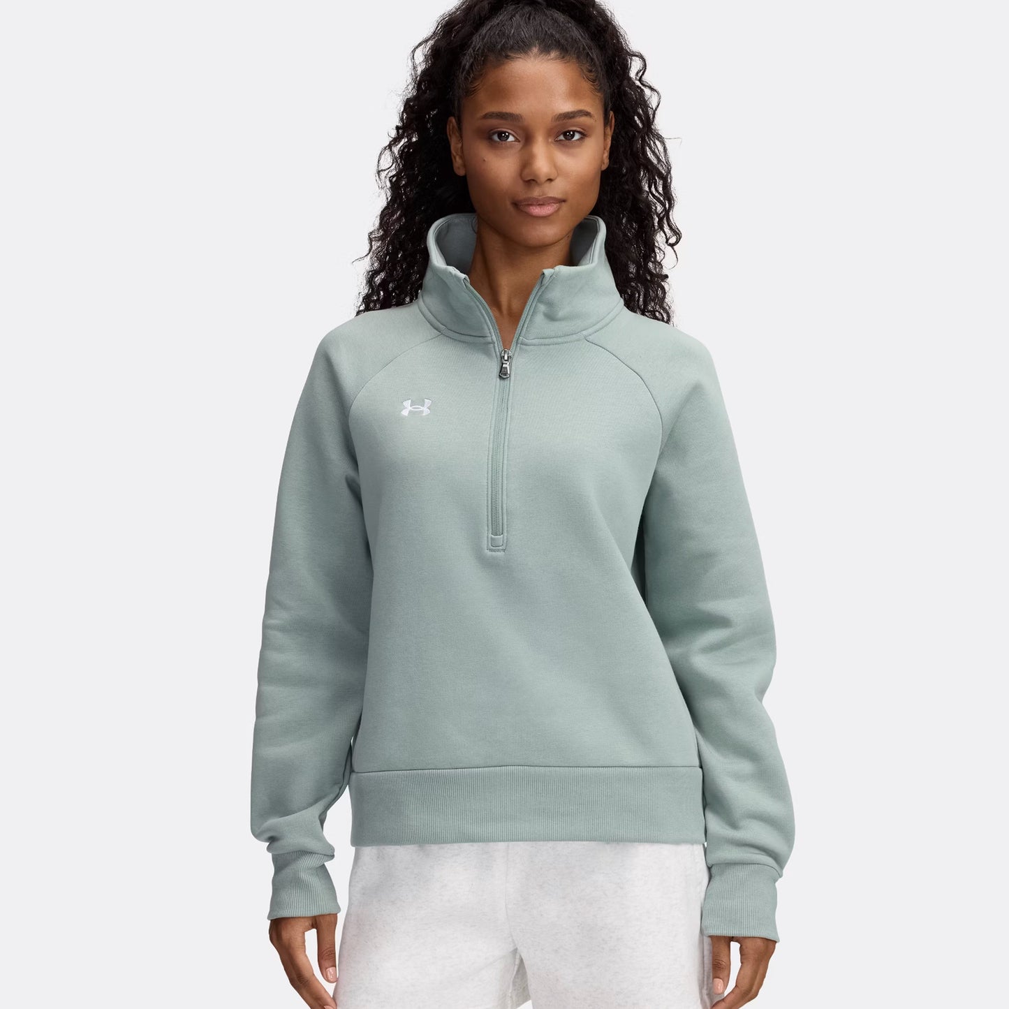 Under Armour Rival Sweatshirt Damen - grün,