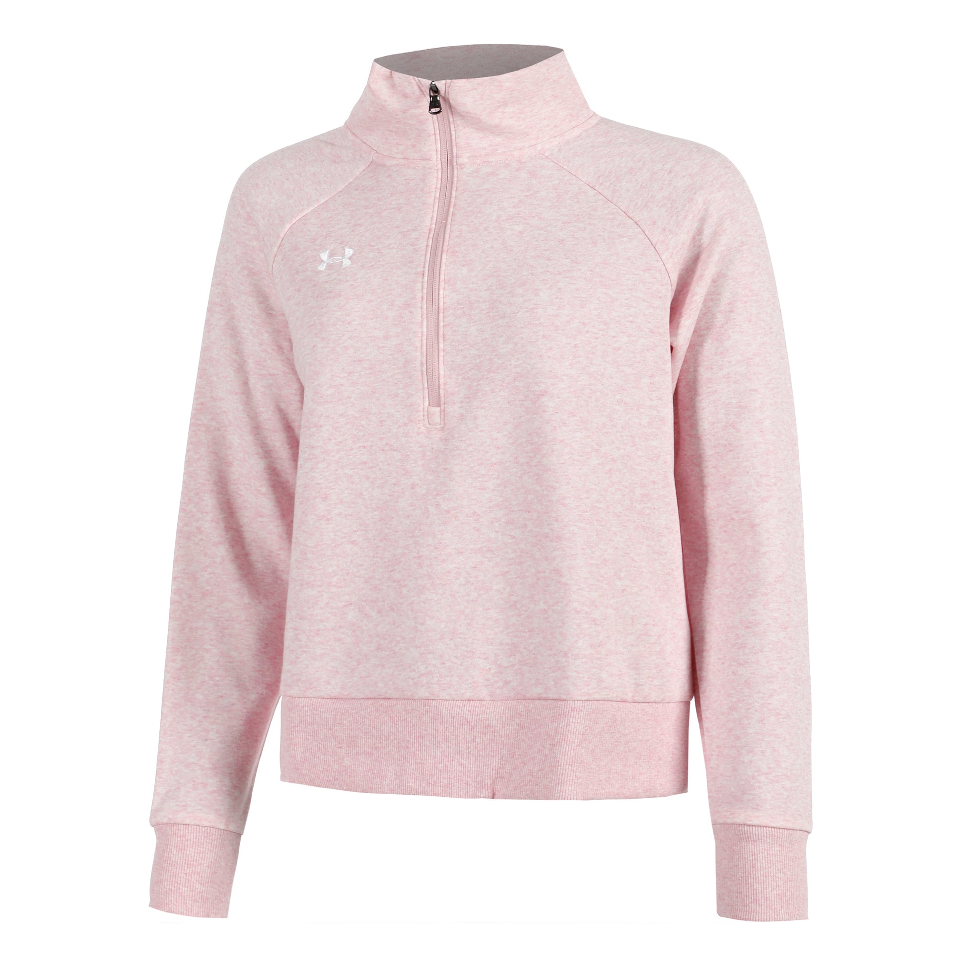 Under Armour Rival Fleece Half-Zip Sweatshirt Damen-Pink