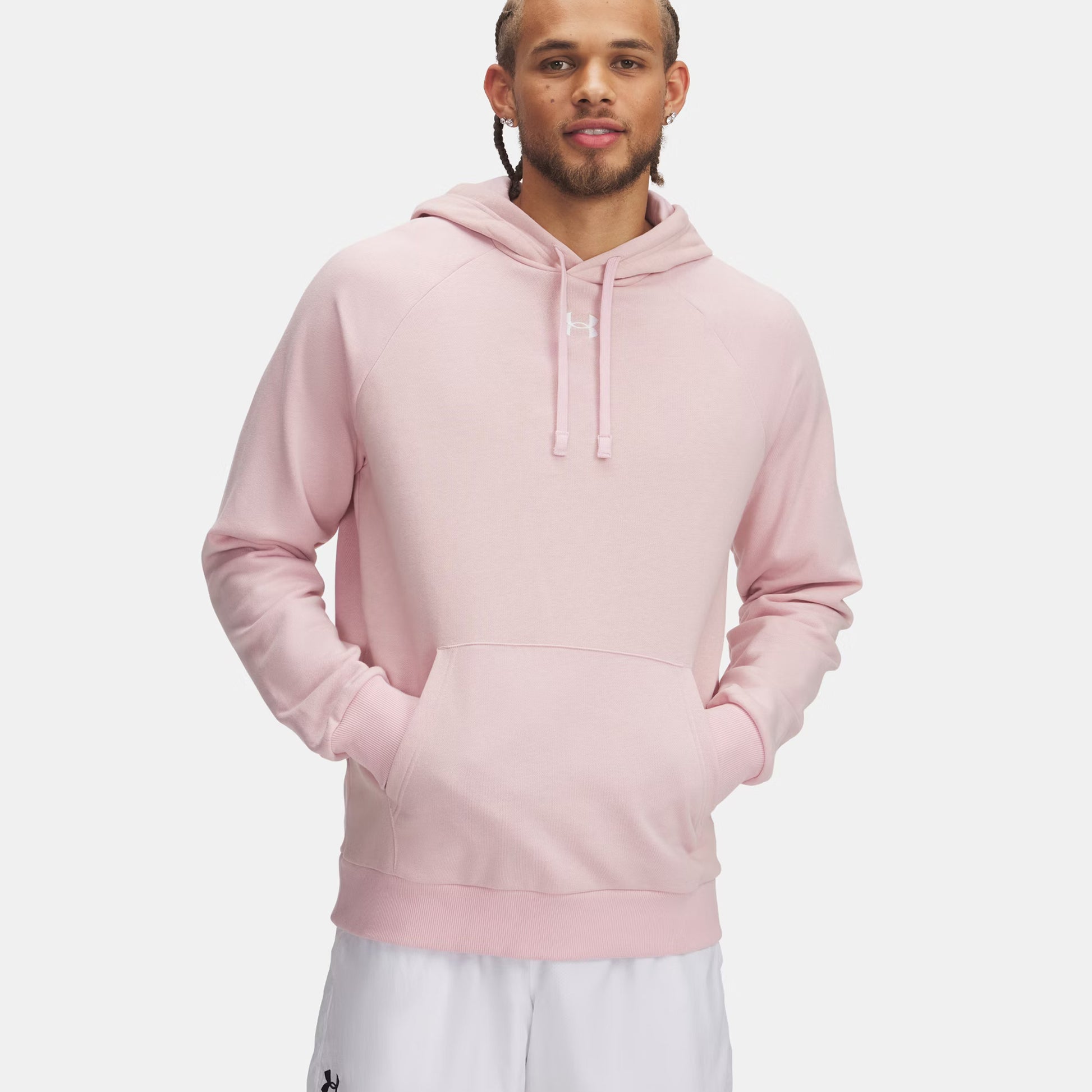 Under Armour Rival Fleece Hoody Herren-Rosa