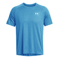 Tech Textured T-Shirt Herren - blau,