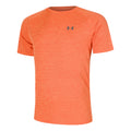Tech Textured T-Shirt Herren - orange,