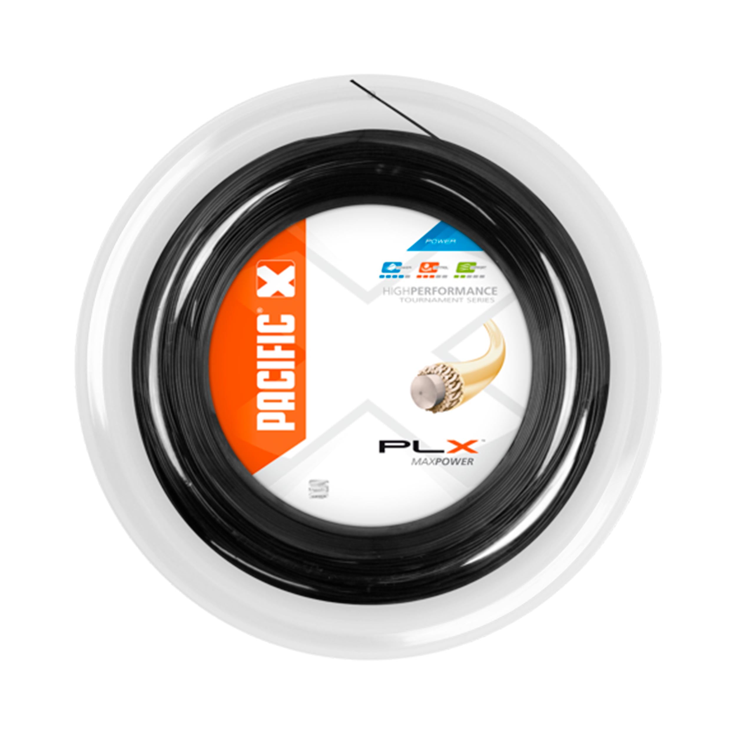 Pacific PLX Saitenrolle 200m-Schwarz