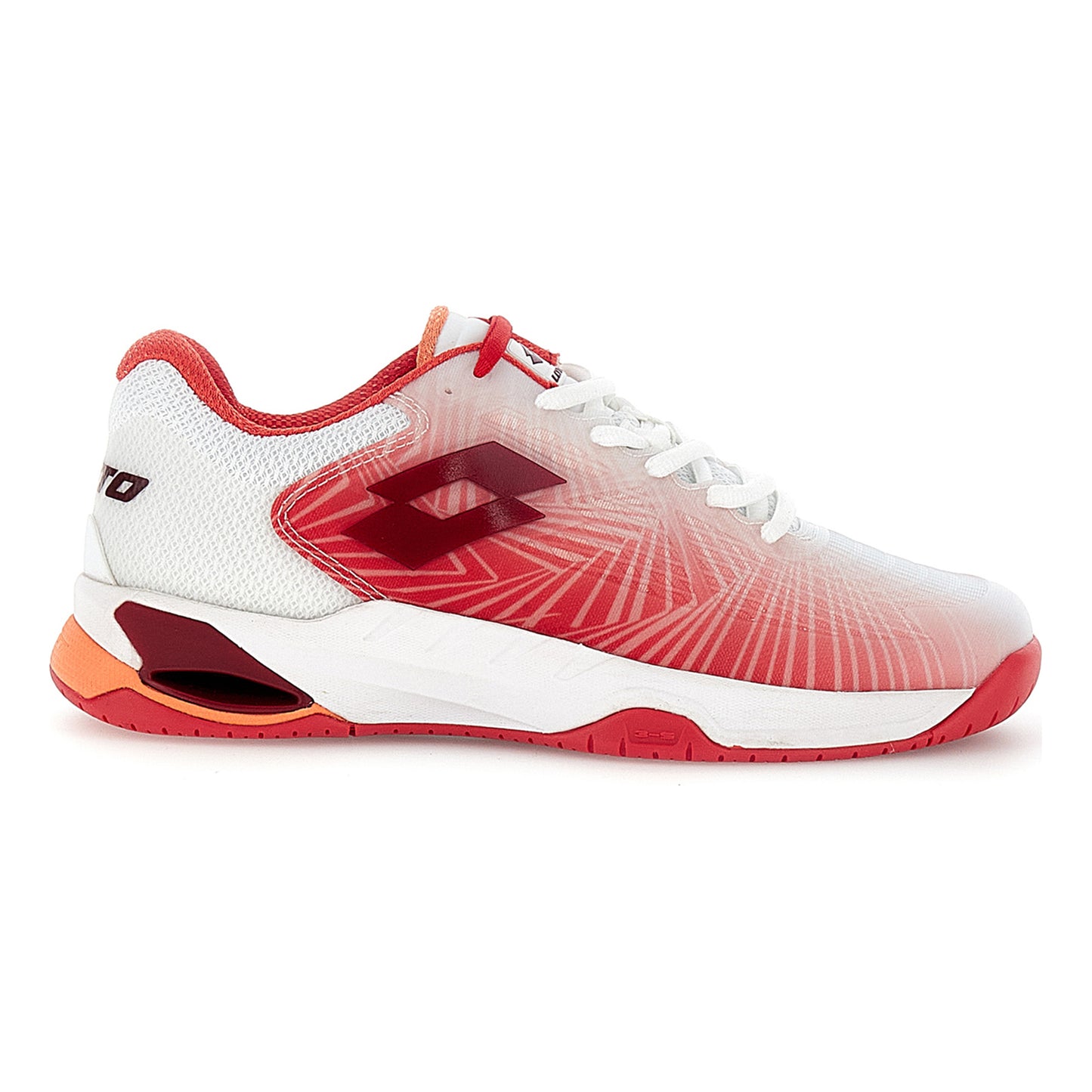 Lotto Mirage 100 II SPD Allcourtschuh Damen-weiß, orange