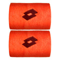 Schweißband 2er Pack kurz - orange, dunkelrot