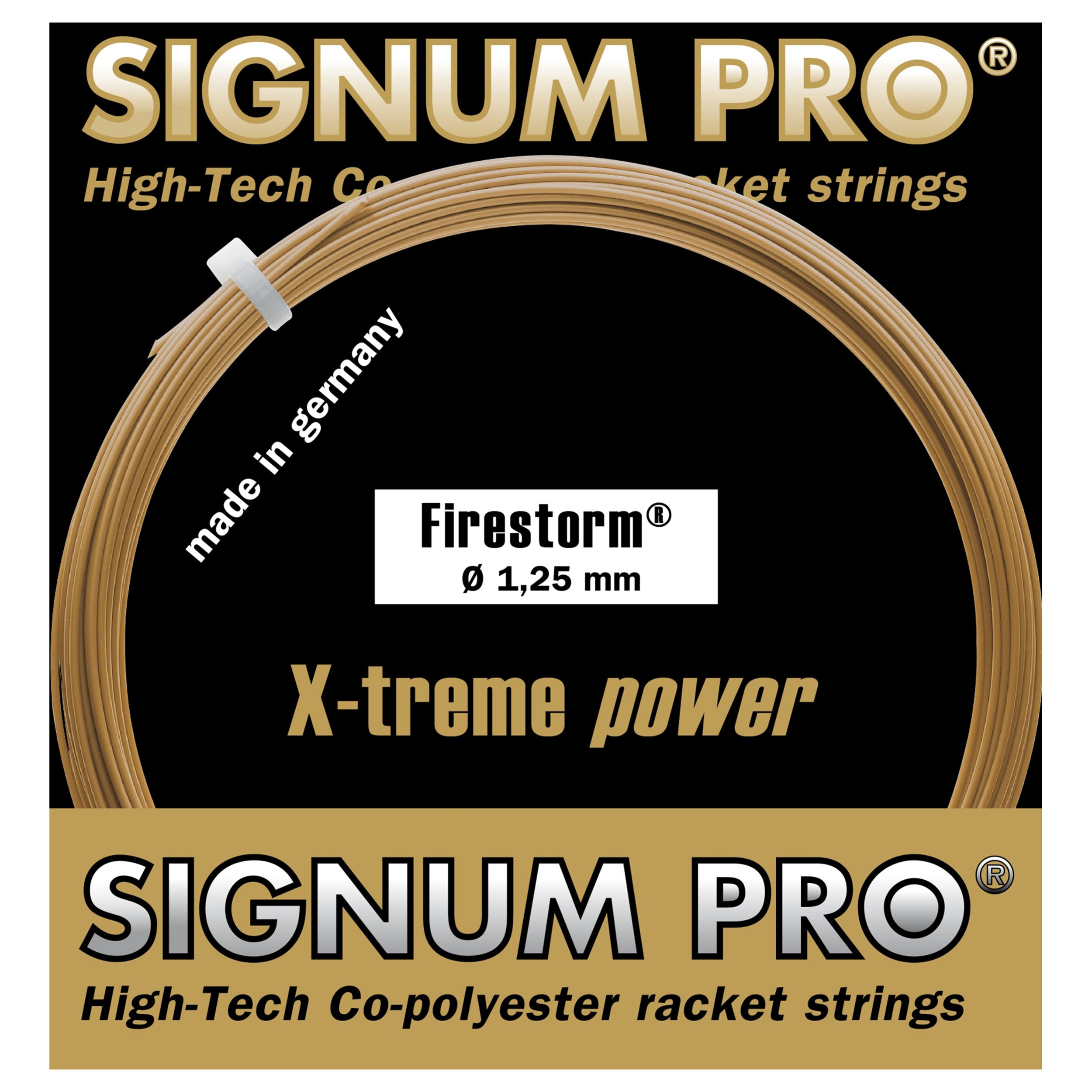 Signum Pro Firestorm Metallic Saitenset 12,2m-Gold