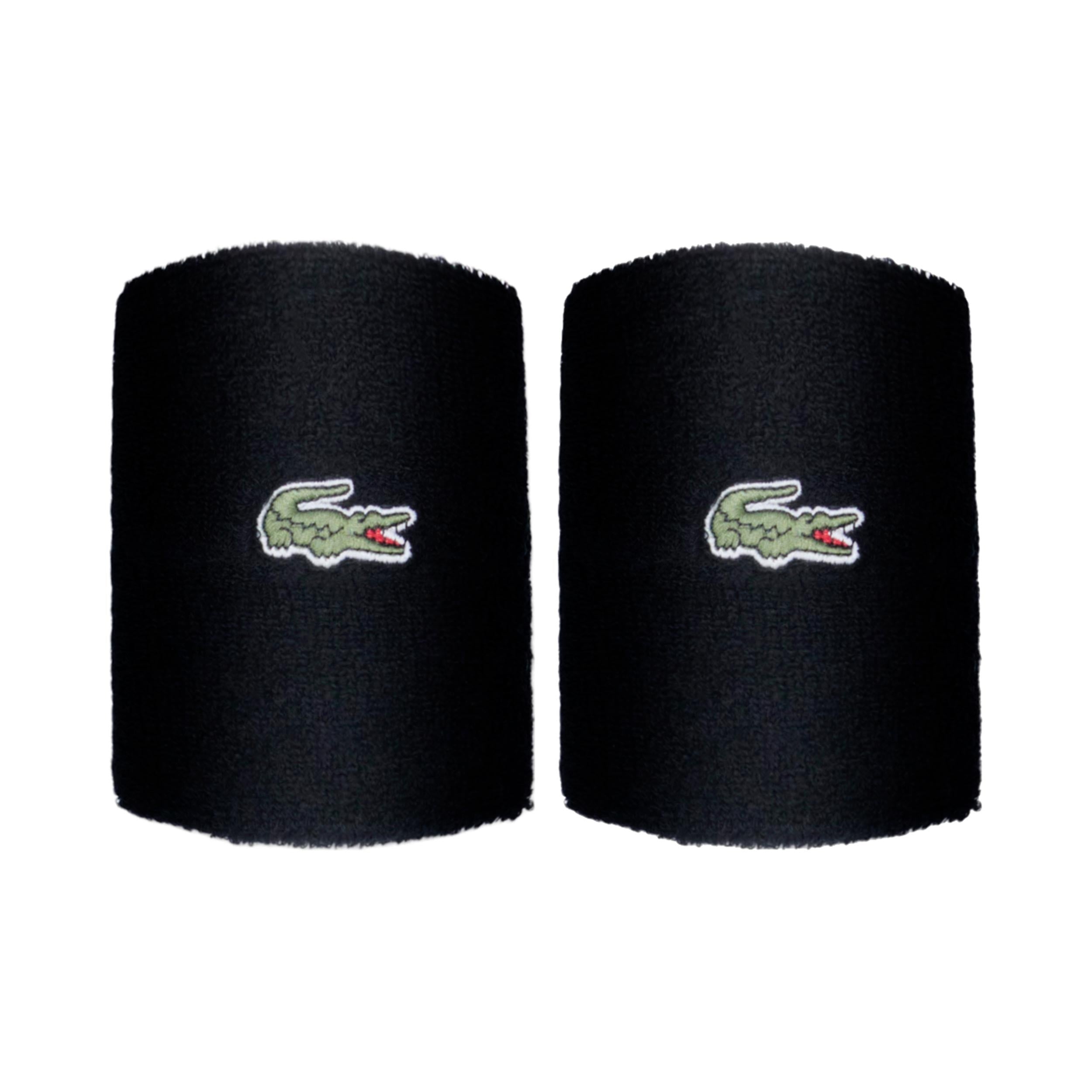 Lacoste Schweißband 2er Pack Unisex - schwarz, grün