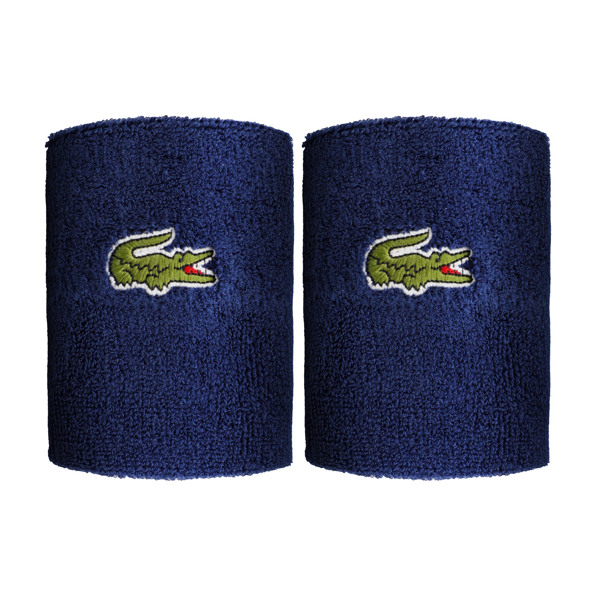 Lacoste Schweißband 2er Pack lang - blau