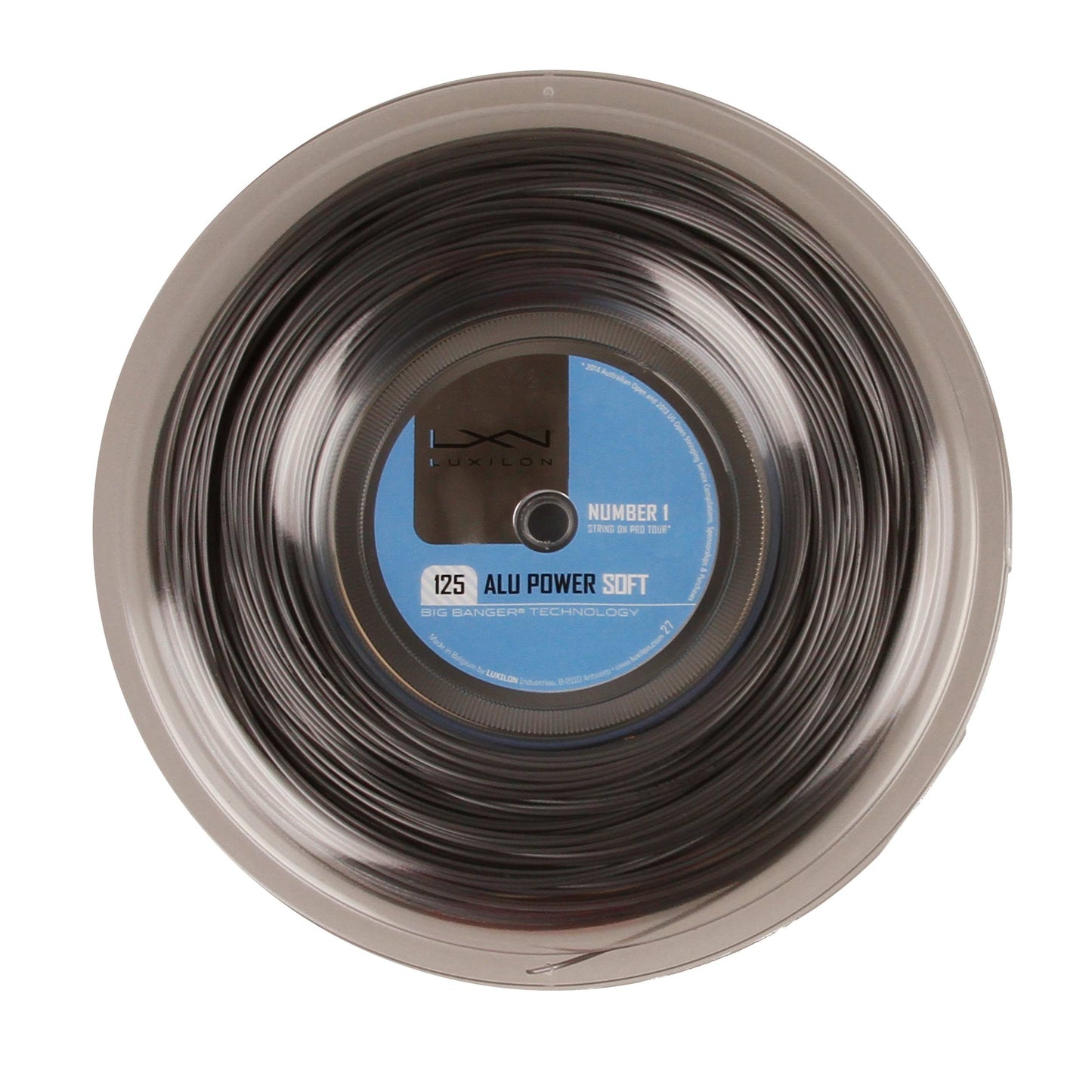 Luxilon Alu Power Soft Saitenrolle 200m-Silber