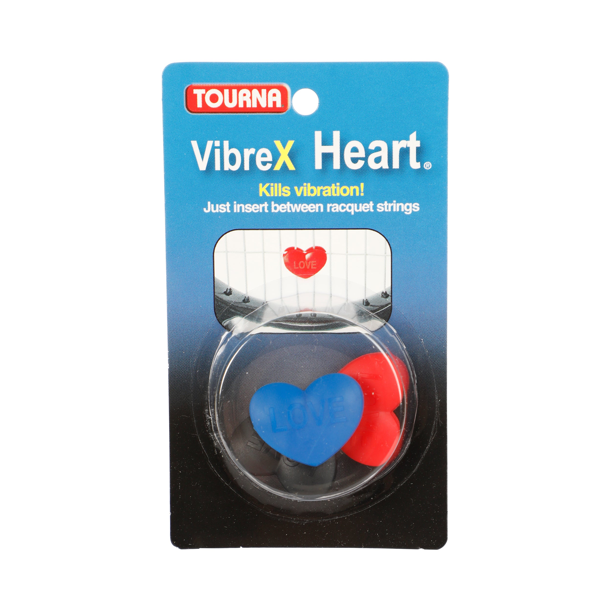 Vibrex Heart Dämpfer 3er Pack-Rot,Schwarz | CenterCourt.de
