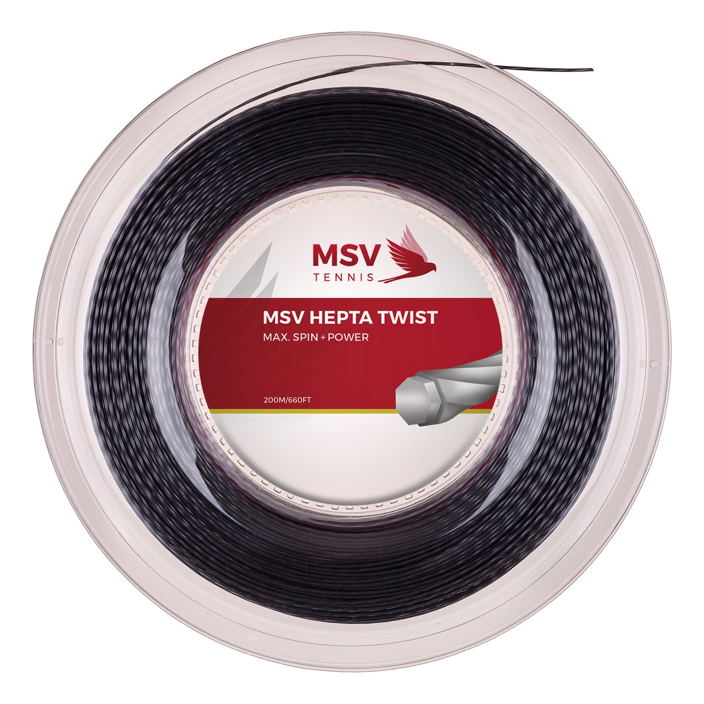 MSV Hepta-Twist Saitenrolle 200m-Anthrazit