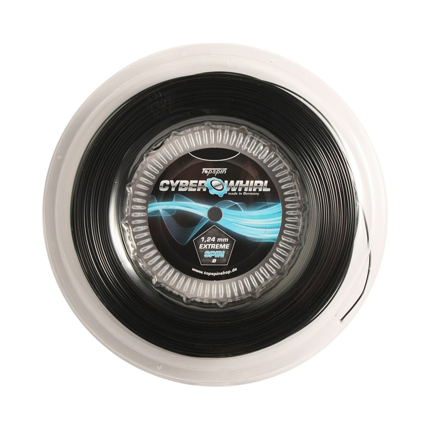 Topspin Cyber Whirl Saitenrolle 110m - schwarz