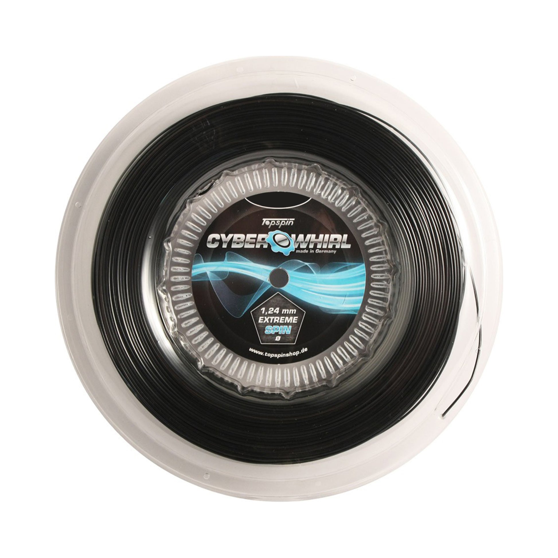 Topspin Cyber Whirl Saitenrolle 110m - schwarz