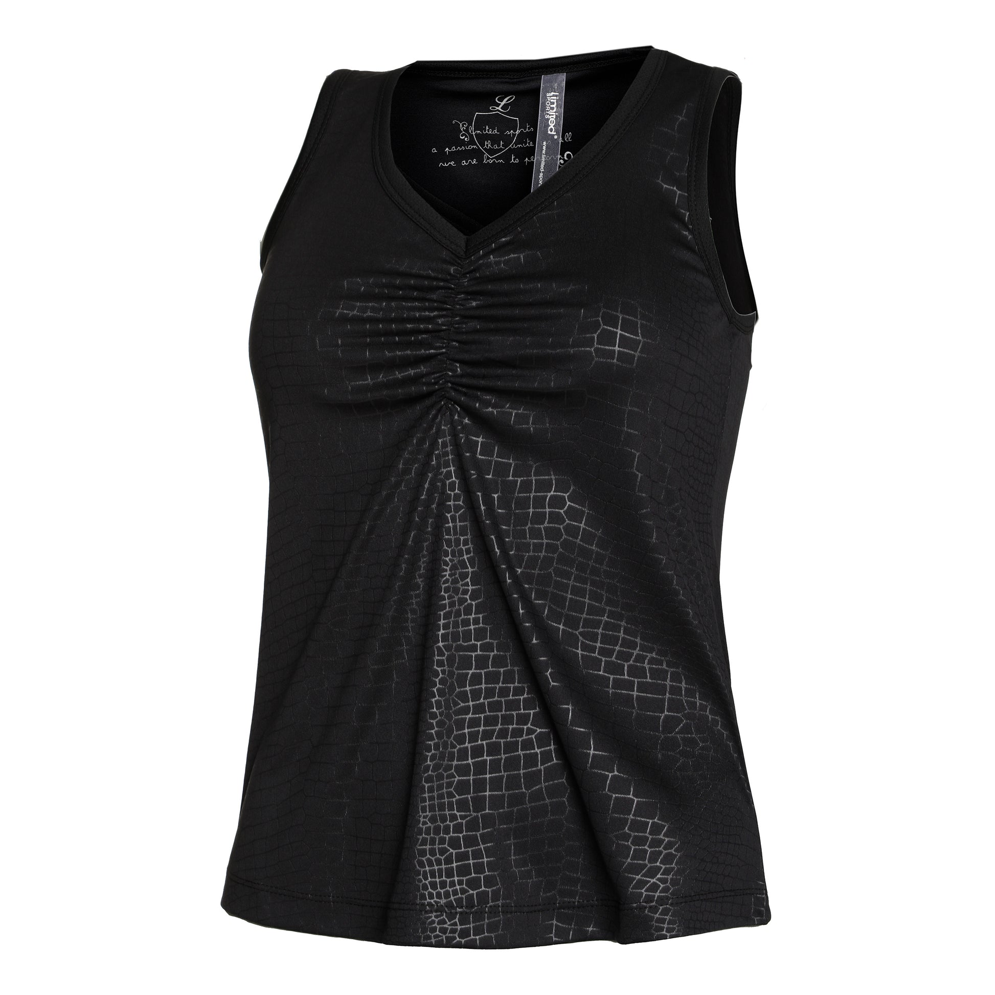 Limited Sports Bubble Tank-Top Damen - schwarz
