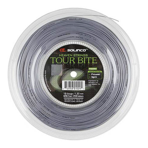 Solinco Tour Bite Saitenrolle 100m-Silber