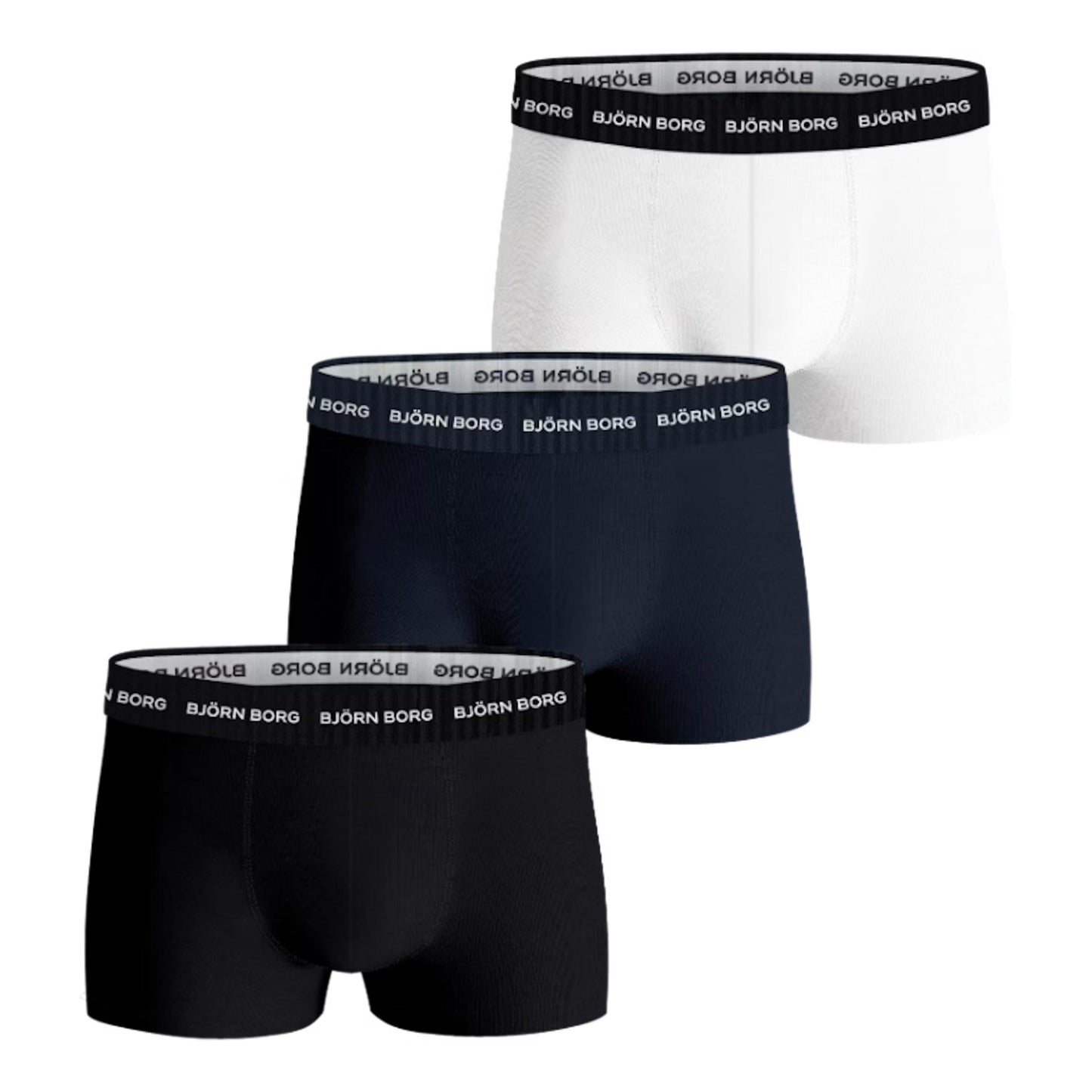 Björn Borg Cotton Stretch Boxer Short 3er Pack Herren - mehrfarbig