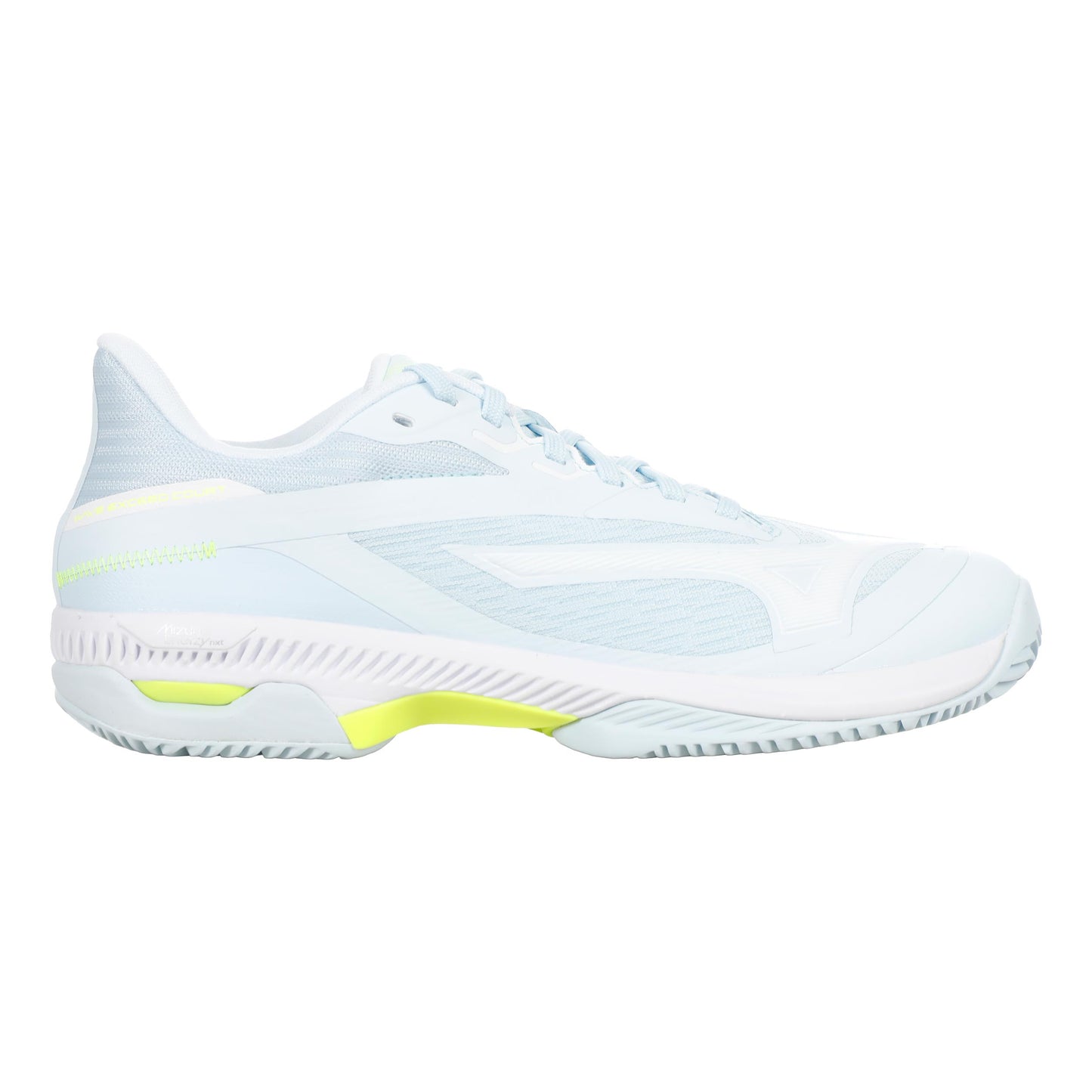Mizuno Wave Exceed Court Sandplatzschuh Damen - weiß, hellblau