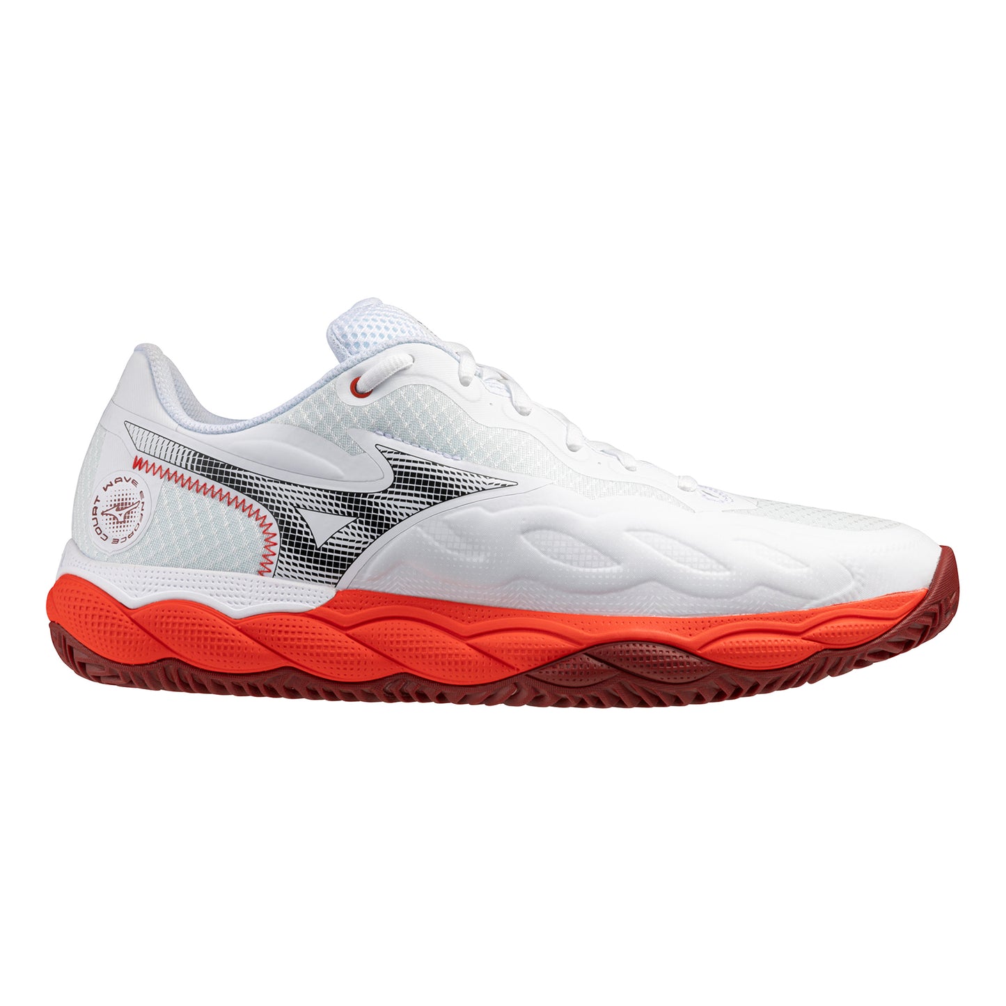 Mizuno Wave Enforce Court Sandplatzschuh Herren - weiß, rot
