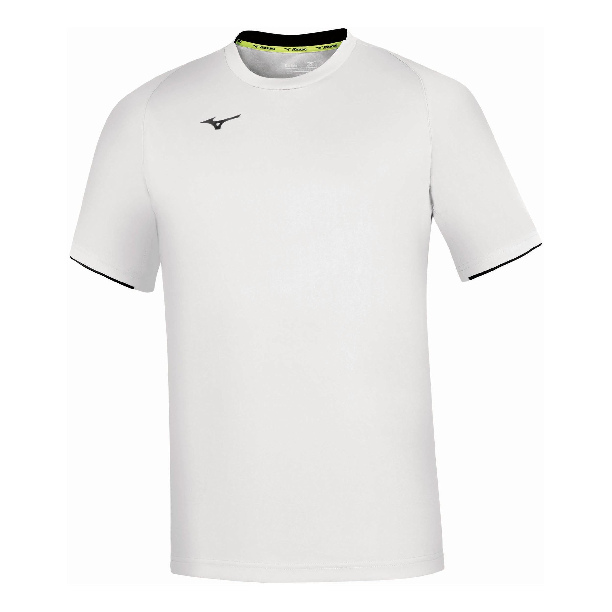 Mizuno Core T-Shirt Herren - weiß, blau