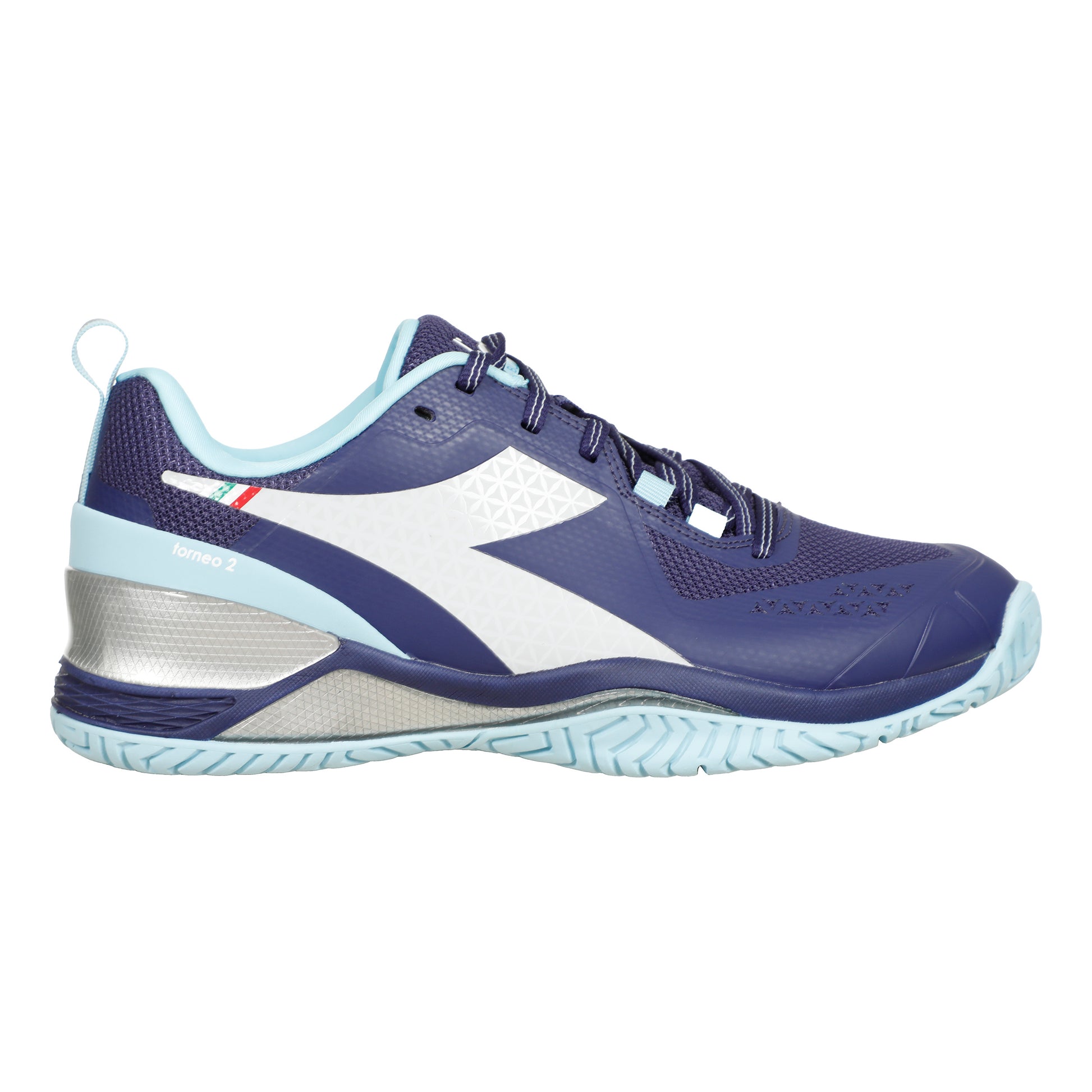 Diadora Blushield Torneo 2 Allcourtschuh Damen - dunkelblau, weiß