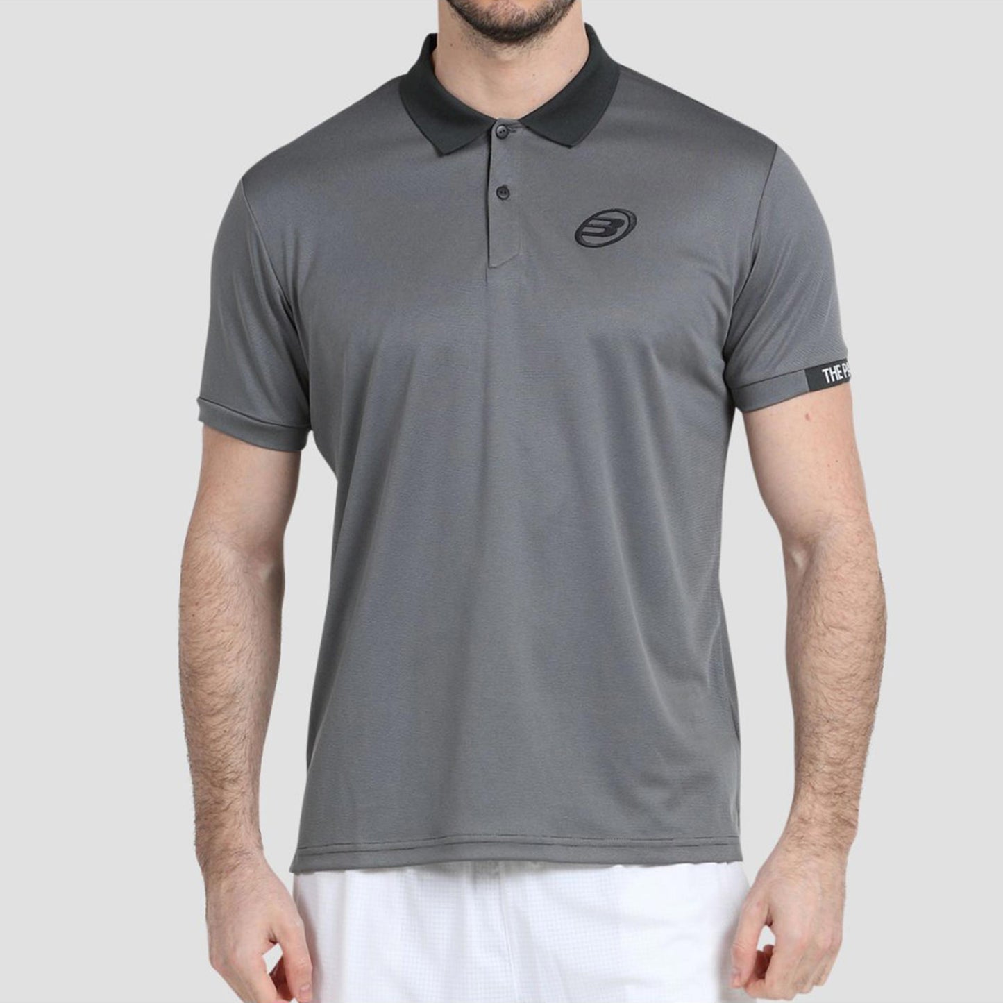 Bullpadel Basic Polo Herren-Grau